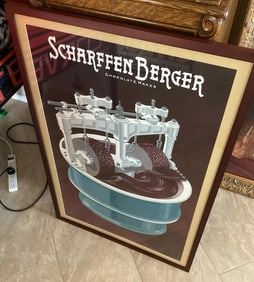 Scharffenberger Chocolate Company Original Advertising poster