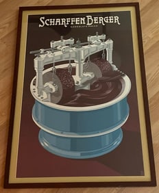 Scharffenberger Chocolate Company Original Advertising poster