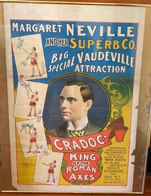 Cradoc King of The Roman Axes Margaret Neville Poster 1st Printing