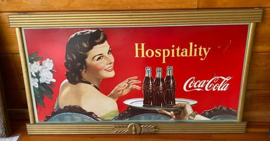 Coca Cola Antique Advertising Sign