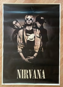 Nirvana 1994 Poster 1st Printing