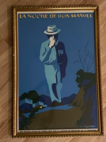 El Secreto Puerto Rica Dept of Public Instruction Silkscreen Poster
