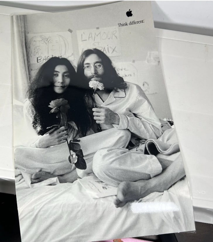 Apple Think Different John Lennon Poster 1st Printing (1 of 1)