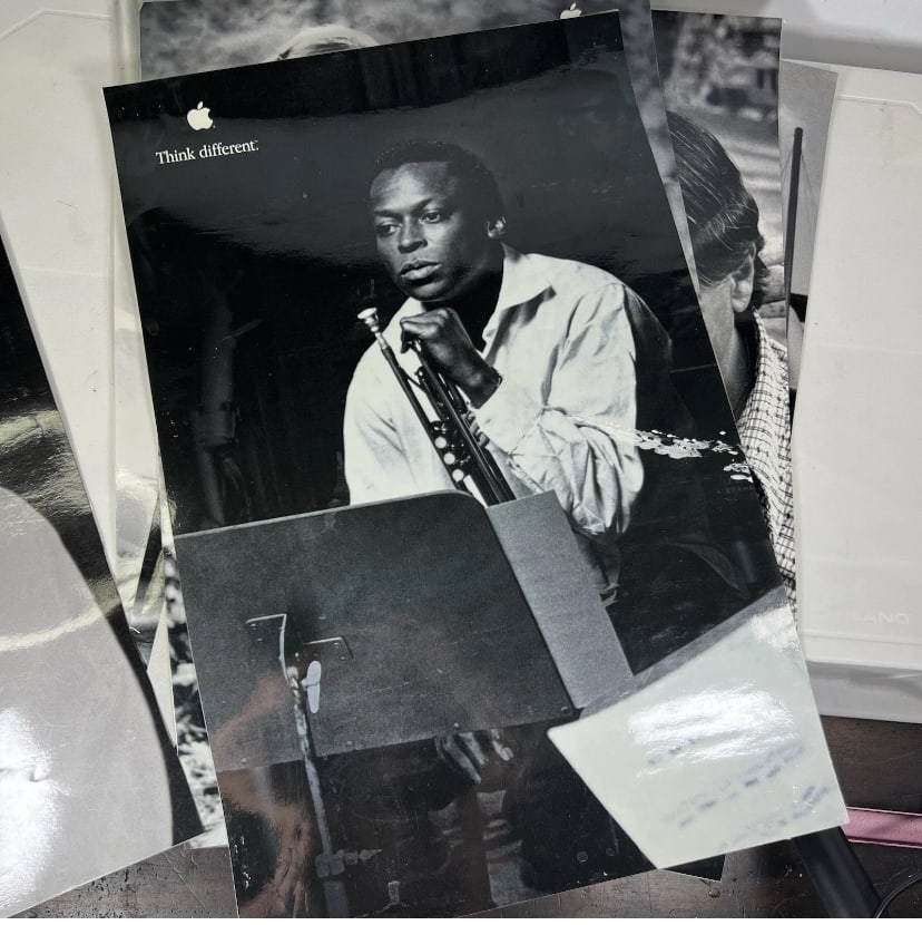 Apple Think Different Miles Davis Poster 1st Printing (1 of 1)