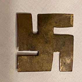 World War 2 German Nazi Brass Swastika