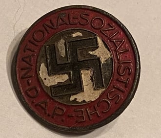 World War 2 German National Socialist Party Button Pin