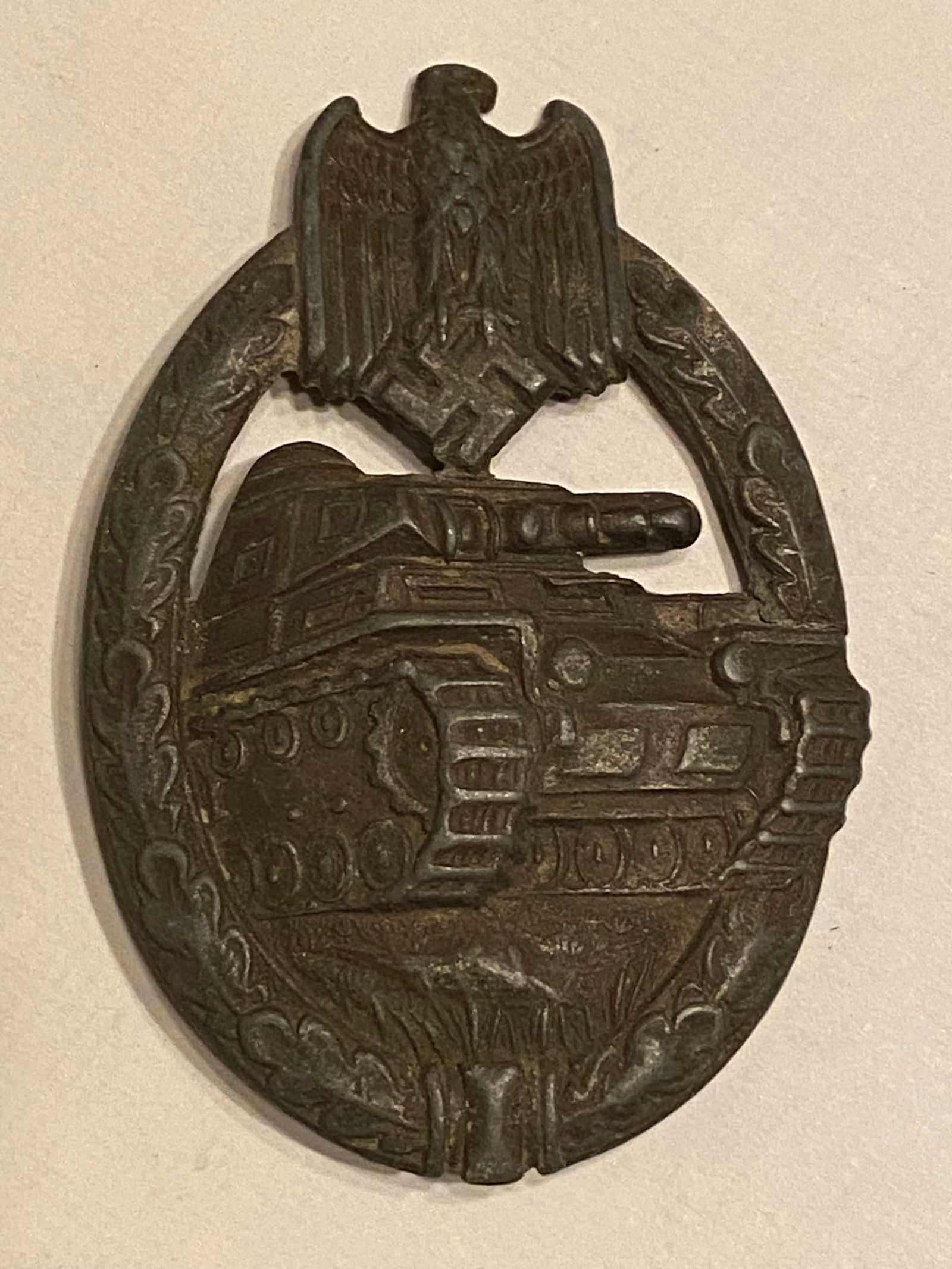 World War 2 German Panzer Tank Division Medal (1 of 2)