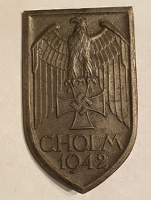 1942 Cholm Shield World War 2 German