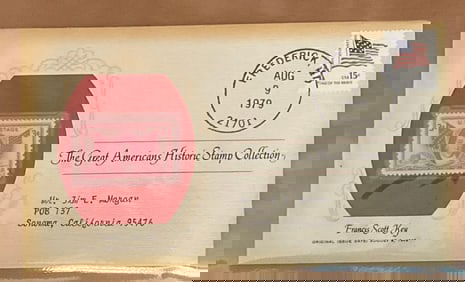 Francis Scott Key 1978 Stamp and First Day Cover