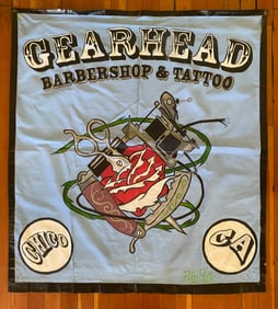 Gearhead Barbershop Sign