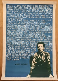 Woody Guthrie 1984 Born To Win Rare 1st Print