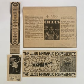 Jimi Hendrix 1960's Ephemera Lot