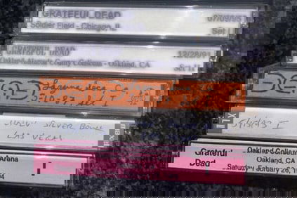 Grateful Dead 1990's Bootleg Tape Concert Lot (5)