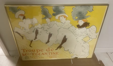 Henri de Toulouse Troupe de Mille Eglantine Lithograph