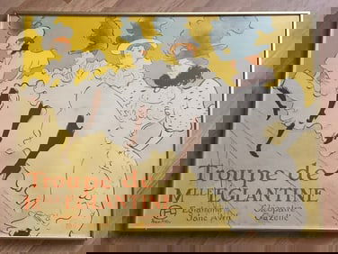 Henri de Toulouse Troupe de Mille Eglantine Lithograph