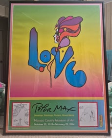 Peter Max Nasau Museum of Art Exhibition Poster 1st Printing