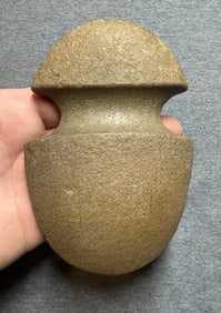 Native American Artifact Full Groove Stone Axe Head