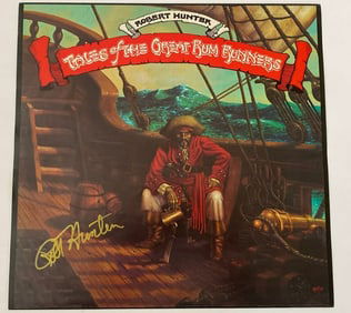 Robert Hunter Autographed Album Poster
