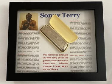 Sonny Terry Owned & Played Hohner Golden Melody Harmonica (B) COA