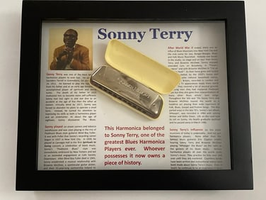 Sonny Terry Owned & Played Hohner Golden Melody Harmonica (Bb)COA