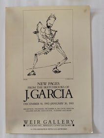Jerry Garcia Art Exhibit Poster 1st Printing