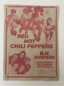 Red Hot Chili Peppers Concert Flyer