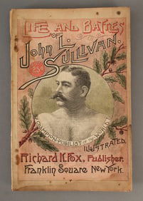 Life & Battles of John L Sullivan 19th Century Book