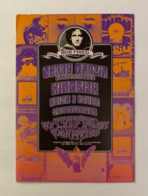 Jerry Garcia Band 1975 Bob Fried Concert Handbill