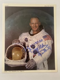 Buzz Aldrin Autographed  Photo