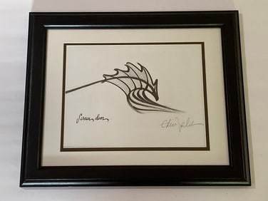 Eddie Vedder Screen Door Signed Print