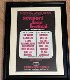 Newport Jazz Festival 1972 MSG Concert Poster