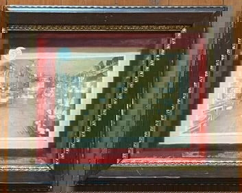 Antique 19th Century Bar Room Saloon Photograph