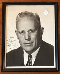 Earl Warren Autographed Photo