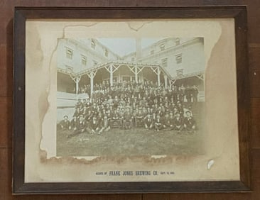 19th Century Frank Jones Brewing Company Antique Original Photograph