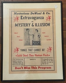 Mysterious De Wall Event Poster