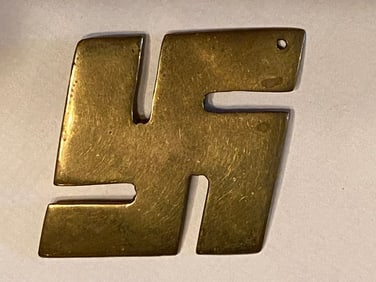 World War 2 German Swastika Pendant