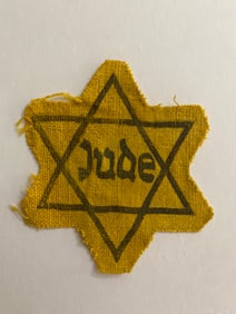 World War 2 Holoaust Jewish Star of David Patch
