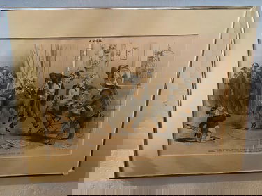 Puck 19th Century J Keppler Lithograph