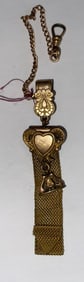 Antique Victorian Heart Watch Fob