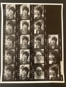 Bruce Lee Enter The Dragon Original Contact Sheet
