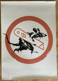 Banksy Cut & Run Exhibit Poster 1st Printing