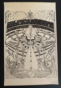 Grateful Dead Here Comes Sunshine Poster 1st Printing