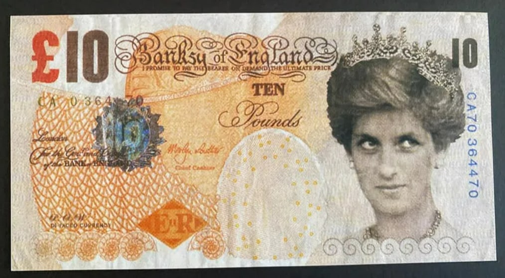Banksy of England 10L Note Bill (1 of 2)