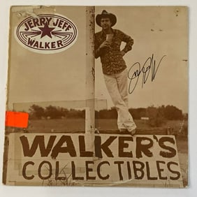 Jerry Jeff Walker Autographed Record