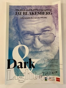 Jay Blakesburg Signed San Francisco Exhibit Poster