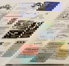 Blues Musician Business Card Lot