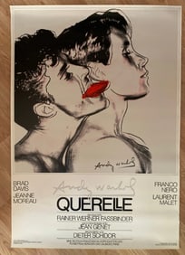 Andy Warhol White Querelle Poster 1st Printing