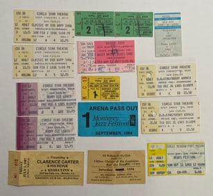 Muddy Waters BB King & More Blues Concert Ticket Lot