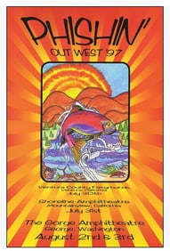 Phish 1997 Ventura Concert Poster 1st Printing
