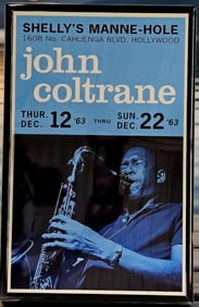 John Coltrane 1963 Concert Poster